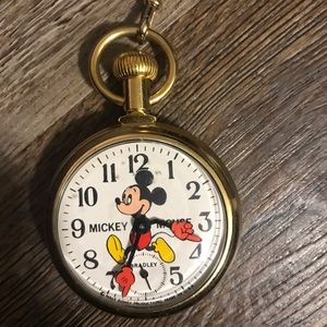 Vintage Mickey Pocket Watch
